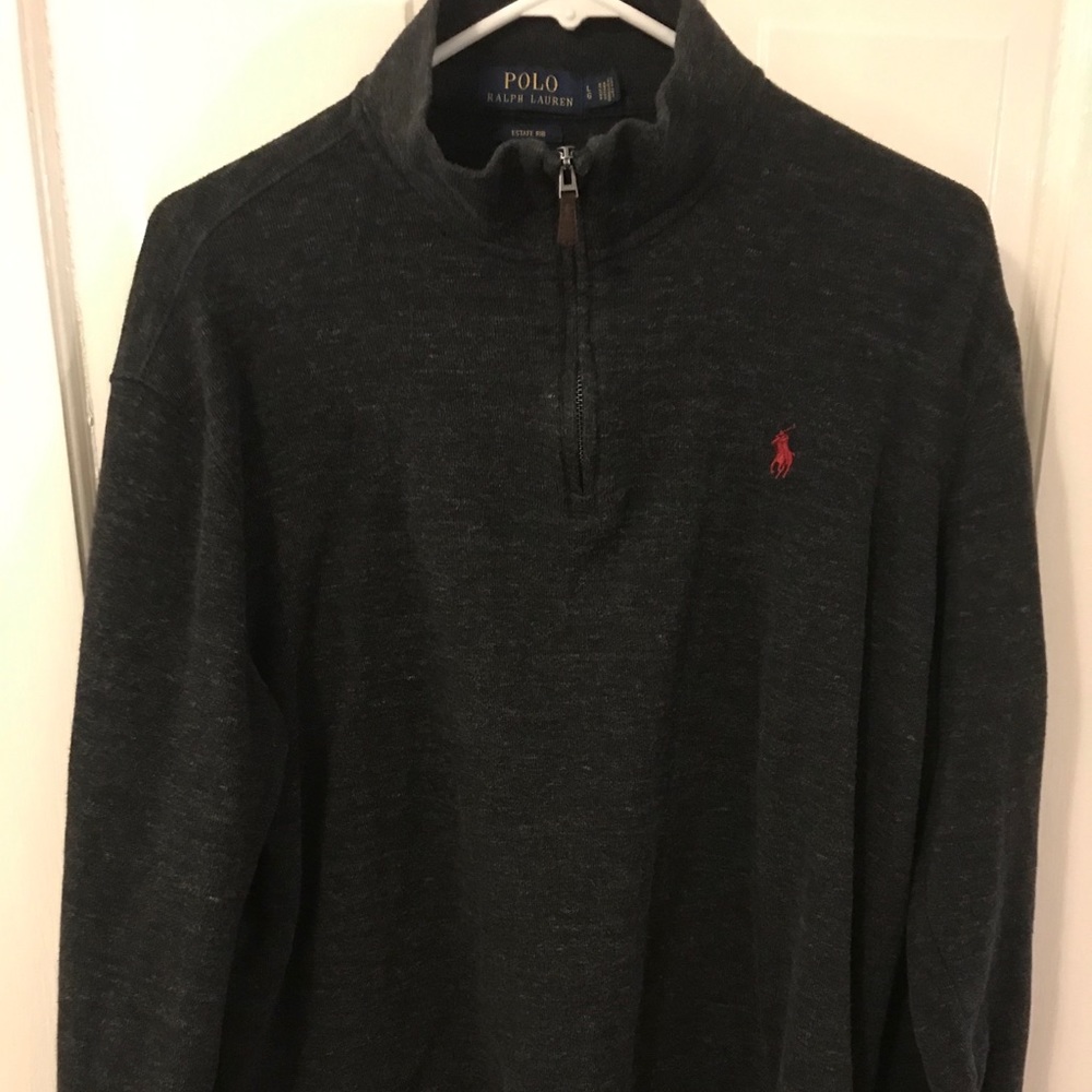 Polo Ralph Lauren 1/4 Zip Sweater - L